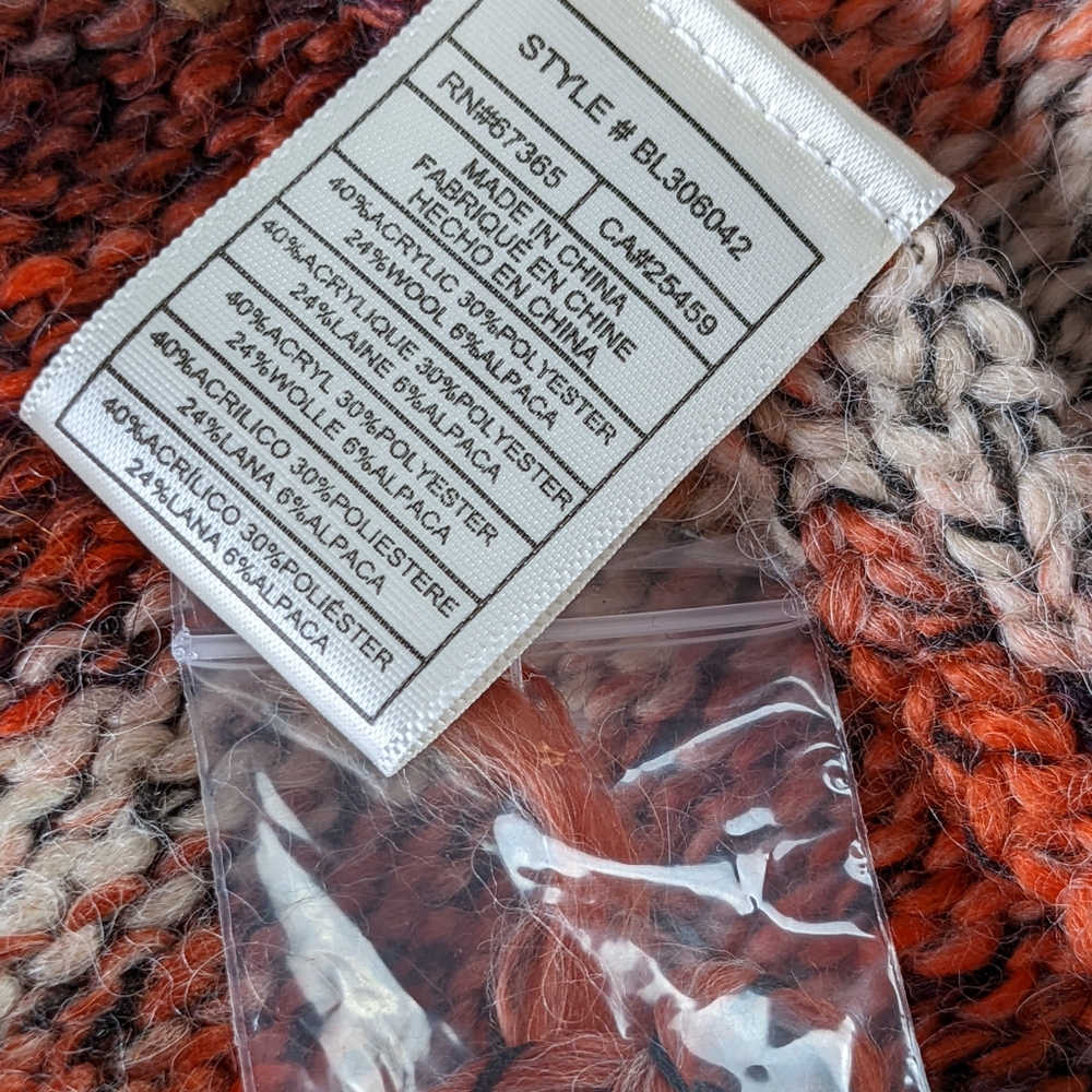 BB Dakota by Steve Madden NWT Canyon Cutie Alpaca Wool Sweater fringe Medium - Picture 14 of 16